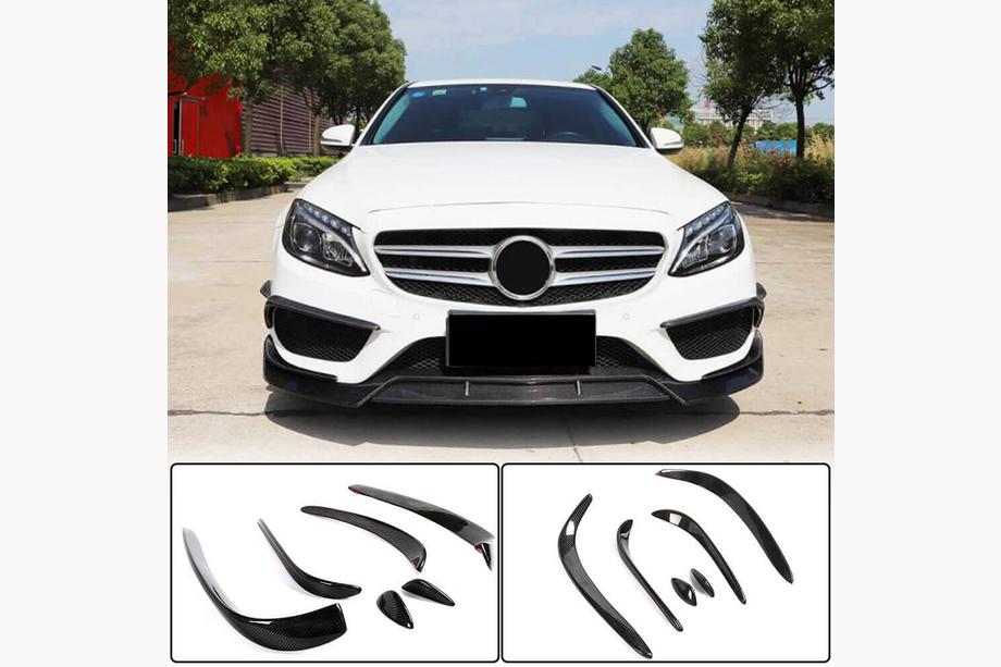 Mercedes C-class W205 2014–2021 Karbon dodatki za sprednji odbijač (za C43 AMG 2015-2019) Image