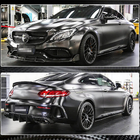 Mercedes C-class W205 2014–2021 Stranski pragovi V1 (za C43/C63 AMG 2015-2019, karbon) fotografija 4