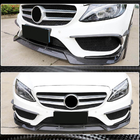 Mercedes C-class W205 2014–2021 Sprednja lipa odbijača Lip V2 (za C43 AMG 2015-2019, karbon) fotografija 4