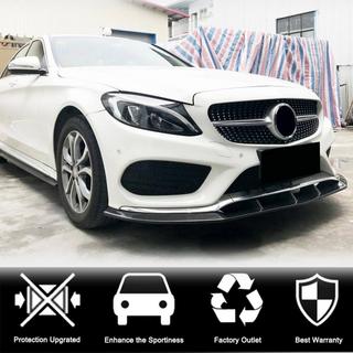 Sprednji lip spojler za odbijač Lip V3 (za C43 AMG 2015-2019, karbon) fotografija 2