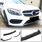 Mercedes C-class W205 2014–2021 Karbonski lip za sprednji odbijač Lip V4 (za C43 AMG 2015-2019) fotografija 1