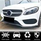 Mercedes C-class W205 2014–2021 Karbonski lip za sprednji odbijač Lip V4 (za C43 AMG 2015-2019) fotografija 2