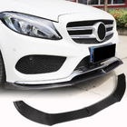 Mercedes C-class W205 2014–2021 Sprednja lip letvica odbijača Lip V5 (za C43 AMG 2015-2019, karbon) fotografija 2