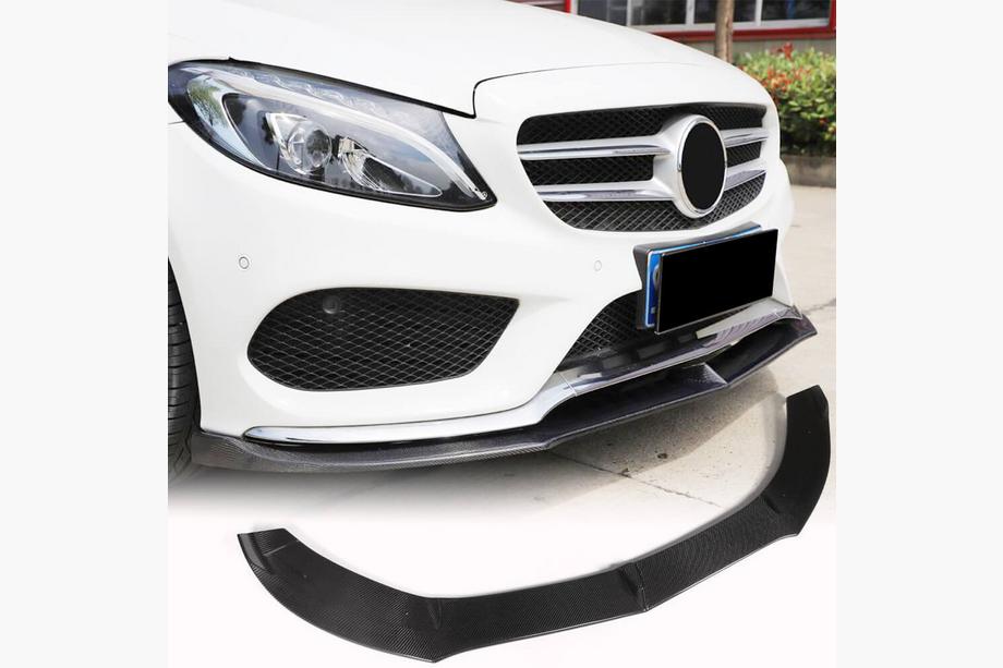 Mercedes C-class W205 2014–2021 Karbon dodatek (lip) za sprednji odbijač Lip V6 (za C43 AMG 2015-2019, karbon) Fotografija 2
