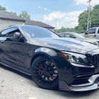 Mercedes C-class W205 2014–2021 Stranski pragovi V4 (za C43/C63 AMG 2015-2019, karbon) fotografija 3