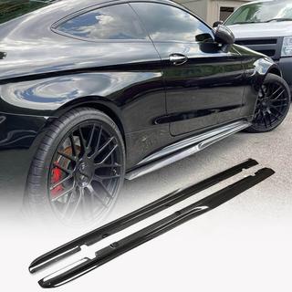 Stranski pragovi V4 (za C43/C63 AMG 2015-2019, karbon) fotografija 1