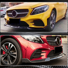 Mercedes C-class W205 2014–2021 Sprednji lip odbijača V3 za C43 AMG 2019-2021 (karbon) fotografija 4