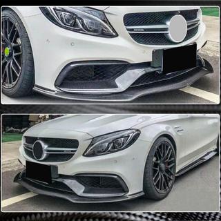 Dodatek sprednjega odbijača Lip V2 (za SD C63 AMG 2015-2019, karbon) fotografija 4