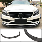 Mercedes C-class W205 2014–2021 Karbon dodatek prednjega odbijača Lip V3 (za SD C63 AMG 2015-2019, karbon) fotografija 2