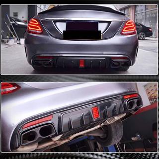 Difuzor zadnjega odbijača V1 (za SD C43/C63 AMG 2015-2019, karbon) fotografija 3