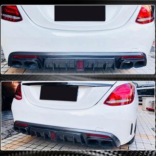 Difuzor zadnjega odbijača V1 (za SD C43/C63 AMG 2015-2019, karbon) fotografija 4
