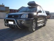Hyundai Santa Fe 1 2000–2006 Prednji zaščitni lok WT003 (nerjavno jeklo) fotografija 1