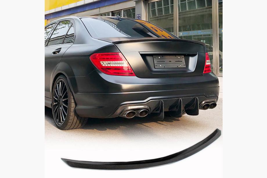 Mercedes razred C W204 2007–2015 Spojler SD V1 (karbon) Image
