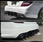 Mercedes razred C W204 2007–2015 Spojler z difuzorjem zadnjega odbijača (za C63 AMG 2012-2014, karbon) fotografija 3