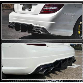 Spojler z difuzorjem zadnjega odbijača (za C63 AMG 2012-2014, karbon) fotografija 3