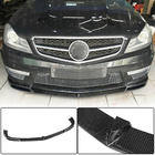 Mercedes razred C W204 2007–2015 Dodatek sprednjega odbijača Lip V1 (za AMG 2012-2014, karbon) fotografija 1