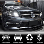 Mercedes razred C W204 2007–2015 Dodatek sprednjega odbijača Lip V1 (za AMG 2012-2014, karbon) fotografija 2