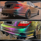 Mercedes razred C W204 2007–2015 Difuzor zadnjega odbijača V1 (za AMG SD 2008-2011, karbon) fotografija 5