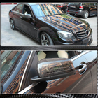 Mercedes razred C W204 2007–2015 Pokrovi ogledal (karbon) fotografija 4