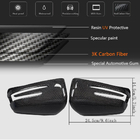 Mercedes razred C W204 2007–2015 Pokrovi ogledal (karbon) fotografija 6
