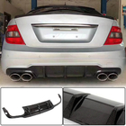 Mercedes razred C W204 2007–2015 Difuzor zadnjega odbijača V1 (za AMG SD/Coupe 2012-2014, karbon) fotografija 1