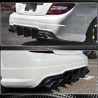 Mercedes razred C W204 2007–2015 Difuzor zadnjega odbijača V2 (za AMG SD/Coupe 2012-2014, karbon) fotografija 3