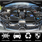 Mercedes razred C W204 2007–2015 Ohišje sistema hladnega zajema zraka s pokrovom (za C63 AMG 2012-2014, suhi karbon) fotografija 2