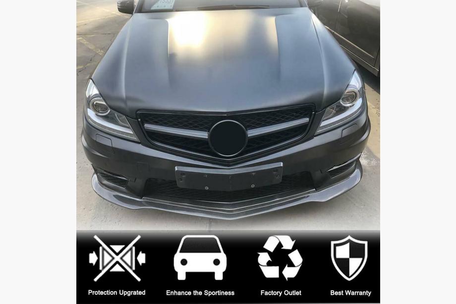 Mercedes razred C W204 2007–2015 Sprednji odbijač lip Lip V2 (za AMG 2012-2014, dry carbon) Fotografija 2