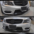 Mercedes razred C W204 2007–2015 Sprednja lip dodatka odbijača Lip V3 (za AMG 2012-2014, karbon) fotografija 3