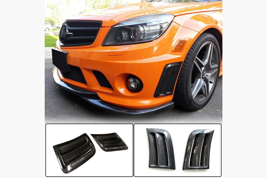 Mercedes razred C W204 2007–2015 Karbonski dodatki za sprednji odbijač (za C63 AMG Sedan 2008-2011) Image