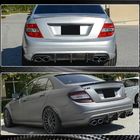 Mercedes razred C W204 2007–2015 Difuzor zadnjega odbijača V2 (za AMG SD 2008-2011, karbon) fotografija 5