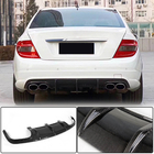 Mercedes razred C W204 2007–2015 Difuzor zadnjega odbijača V3 (za AMG SD 2008-2011, karbon) fotografija 1