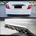 Mercedes razred C W204 2007–2015 Difuzor zadnjega odbijača V3 (za AMG SD 2008-2011, karbon) fotografija 4