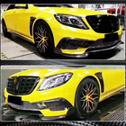 Mercedes S-class W222 2013–2022 Nastavki za sprednji odbijač V1 (za S63 AMG 2014-2017, karbon) fotografija 5