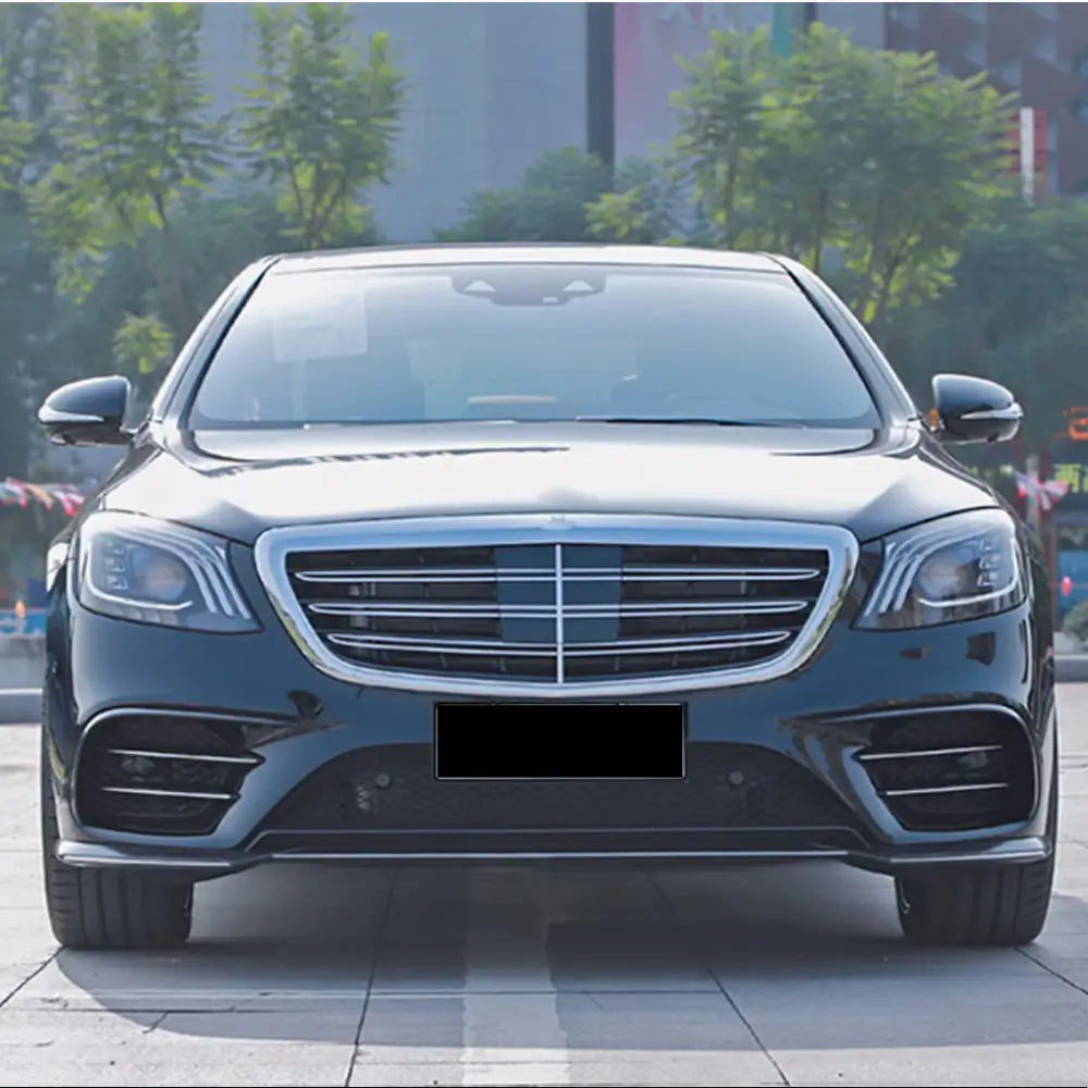 Karbonski lip dodatek za sprednji odbijač (za AMG-Line 2018-2022) fotografija 2
