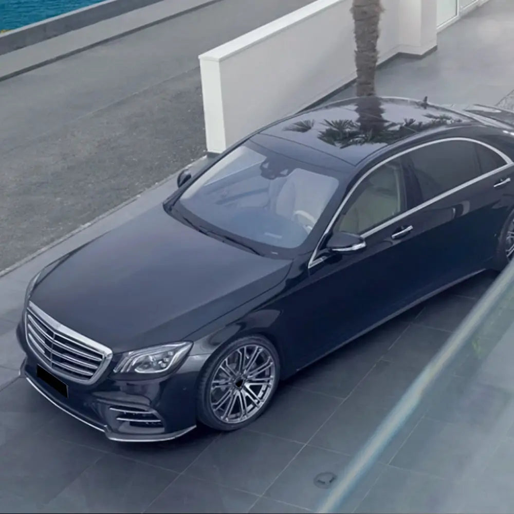 Karbonski lip dodatek za sprednji odbijač (za AMG-Line 2018-2022) fotografija 3