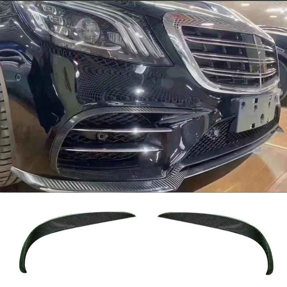 Obrobe sprednjega odbijača V2 (za S63 AMG 2014-2017, karbon) fotografija 1