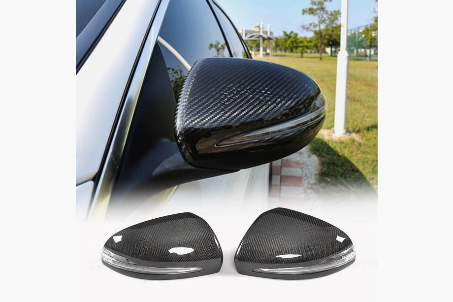 Mercedes S-сlass W222 2013–2022 Pokrovi ogledal V2 (2014-2017, Carbon) Image