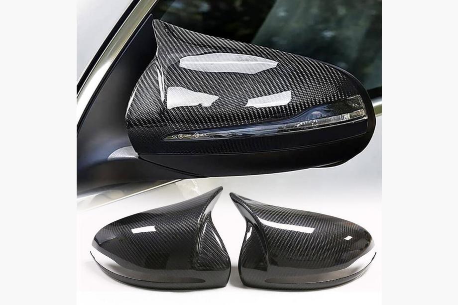 Mercedes S-class W222 2013–2022 Pokrovi ogledal V2 (2014-2017, suhi karbon) Image