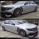 Mercedes S-class W222 2013–2022 Karbonaste obloge sprednjih blatnikov (za 2014-2017, Carbon) fotografija 5