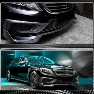 Lip za sprednji odbijač (za S63 AMG 2014-2017, karbon) fotografija 3