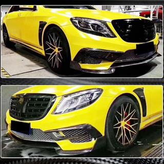 Lip za sprednji odbijač (za S63 AMG 2014-2017, karbon) fotografija 4
