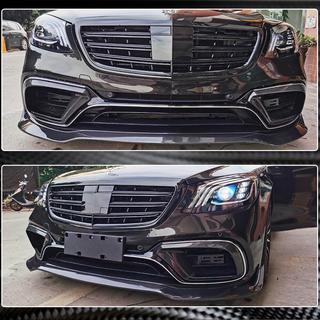 Lip za sprednji odbijač (za S63/S65 AMG 2018-2022, karbon) fotografija 4