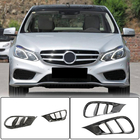 Mercedes E-class W212 2009–2016 Vstavki za sprednji odbijač (za AMG-Line 2013-2016, karbon) fotografija 1