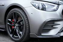 Mercedes Razred E W213 2016–2023 Sprednji lip spojler odbijača (za AMG-Line 2020-2023, karbon) fotografija 11