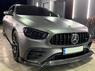Mercedes Razred E W213 2016–2023 Sprednji lip spojler odbijača (za AMG-Line 2020-2023, karbon) fotografija 4