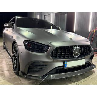 Sprednji lip spojler odbijača (za AMG-Line 2020-2023, karbon) fotografija 4