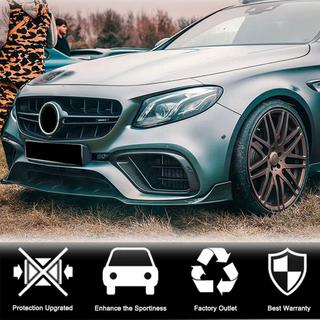 Lip za sprednji odbijač Lip V1 (za E63 AMG 2016-2019, karbon) fotografija 2
