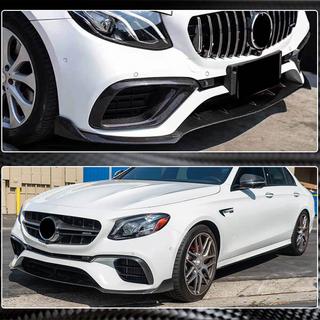 Lip za sprednji odbijač Lip V1 (za E63 AMG 2016-2019, karbon) fotografija 4