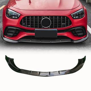 Lip nakladek za sprednji odbijač (za E63 AMG 2020-2023, karbon) fotografija 1